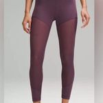 Lululemon Wunder Train Mesh High-Rise Tight 25" | Grape Thistle Photo 0