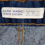 ZARA Vintage Denim Mini Skirt w/ Detailed Buttons Photo 3