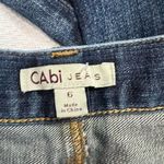 CAbi Jeans Style #513 Dark Wash Bootcut Slightly Distressed Sz 6 Women’s Photo 2