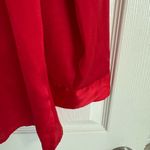 Stars Above Satin Red Button-Up Shirt Photo 4