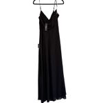 Lulus Black Maxi Dress Formal Gown Evening Cocktail Party Wedding Guest Photo 6
