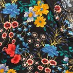 Kiwi Fresh Colorful Blouse w/Ruffle Cap Sleeves Size Small EUC Photo 3