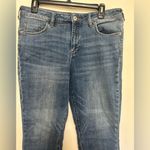 Pilcro and the Letterpress Anthropologie  Flare Flounce Floral Hem‎ Jeans Size 30 Photo 3