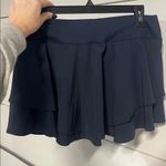 Garage  FLARE ACTIVE ATHLETIC SKORT SKIRT NAVY BLUE MEDIUM Photo 4
