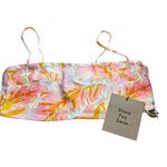 Stone Fox Swim NWT Bliss Bikini Top M Hot Tropix Print Swim Tropical Vacation Photo 2