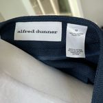 Vintage Alfred Dunner Minimalist Navy Blue Woven Swing Jacket Contrast Stitch Size 10 Photo 1