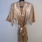 Beige Silky Robe Tan Photo 0
