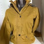 Cotton casual de corp Oner faux fur hood coat woman’s size XL Orange Photo 2