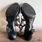 Naturalizer  Danya Smooth Black Strappy Heel Sandal Size 9.5 Wide SKU#24748 Photo 9