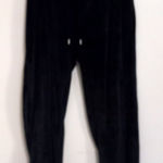 Juicy Couture JUICY XL Couture Velveteen Lounge Pants in Black n Silver Photo 0