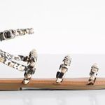 Pierre Dumas Edgy Strappy Ankle Sandal Photo 2