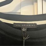 Jane and Delancey ‎ Black Embroidered Noodle Sweatshirt Size Small Photo 3