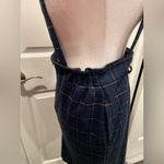 Miss Patina Size S Blue Scotch Plaid Flannel Mini Skirt Adjustable Suspenders Photo 3