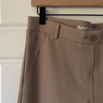 Betabrand Boot-Cut Classic Dress Pant Yoga Pants Khaki Twill Photo 6