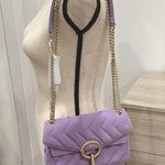 Sandro  Purple Yza Crossbody Bag Photo 6