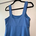 Boden Strappy Seersucker Midi Dress Blue Size 6P Photo 5
