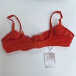 SAVAGE x FENTY Dolled Up Lace Quarter Cup Bra Orange Floral Size 38B NWT Photo 2