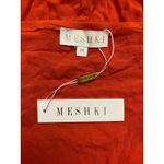 Meshki  Orange Skyla Playsuit Romper NWT Off Shoulder V-Neck‎ Tasseled Size M Photo 1