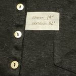 Mango  Casual Women’s Size XS Black Henley Front Short Sleeve T-Shirt Tee T Dress Photo 6