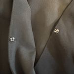 Joie  | Black V Neck Mini Dress 100% Silk Lined Size XS Quiet Luxury Capsule Photo 4