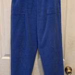 The North Face Vintage  Blue Fleece Pants Outdoor‎ Hiking Camping Womens Large Photo 0