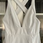 L'ATISTE  by amy white off white/grey fully lined Dress Gown EUC SIZE‎ LARGE Photo 1