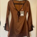 House Of CB NWT  Sakina Dress in Coffee Photo 0
