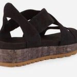 Bernardo Suede Black Sandals, 7.5 Photo 0