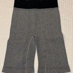 Zenana Outfitters NEW! Gray Black Ribbed Compression Bike Shorts S/M Streetwear Athletic Photo 0