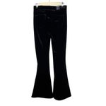 BLANK NYC The Waverly Black High Rise Velvet Pull On Flare Pants Size 29 Photo 5
