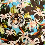 Bikini Bottoms Tiger High Waisted Ruched Size XXL Photo 1