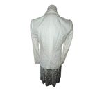 J.Crew Linen Blazer Women 00 White Tailored Casual Work Fall Jacket White Photo 2