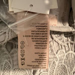 Philosophy  Lace Shirt Womens Size Small Gray‎ Top Short Sleeve Blouse New Photo 8