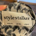 Stylestalker  Snakeskin Venom Cutout Open Back Sleeveless Maxi Dress Sz 6 Photo 5