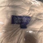 Vivienne Tam  Ruffle White Button Blouse Size Large Photo 6