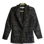 Lovers + Friends  Black Tweed Jacket Photo 0