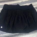 Lululemon  Leader‎ of the Track Tennis Skirt Skort Size 6 Black Photo 4