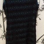 Max Studio Womens Textured dress black lace with lining sleeveless pullover M Photo 2