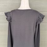 Z Supply  Charcoal Ruffle Maxi Dress Photo 6