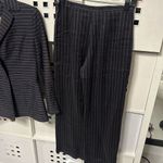 Ann Taylor  Navy Striped Linen Suit Photo 3