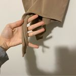 Abercrombie & Fitch Tan Ribbed Scoop Neck Bodysuit Medium Photo 8