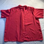 Yves St. Clair Pink button front, embroidery print, short sleeve blouse, 20W Photo 7