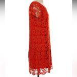 Moulinette Soeurs ASO Violet Harmon American Horror Story Orange Red Lace Dress Anthropologie Photo 3