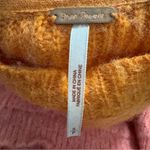 Free People Autumn Sky Combo Gradient Sweater Orange Pink Yellow Colorblock Photo 12