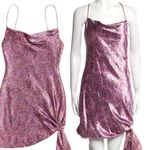 CINQ A SEPT BARBIE PINK PAISLEY RYDER PARTY DRESS SZ. 10 NWT $445 Photo 3