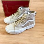 Vans Women Sherpa Suede Sentry SK8-Hi Plain French Oak Size 9.5 US Photo 4