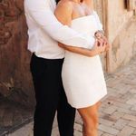 Meshki  Crepe Mini Dress Photo 3