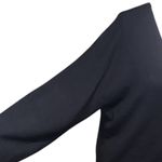 H&M  Conscious Women's Black V-Neck Sweater Ribbed  Photo 4