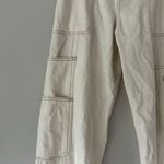 Wild Fable High Rise Baggy White Cargo Jeans With Pockets Size 4 Photo 2