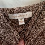 Skies Are Blue Cowl Neck Gold Sparkly Tank Photo 1